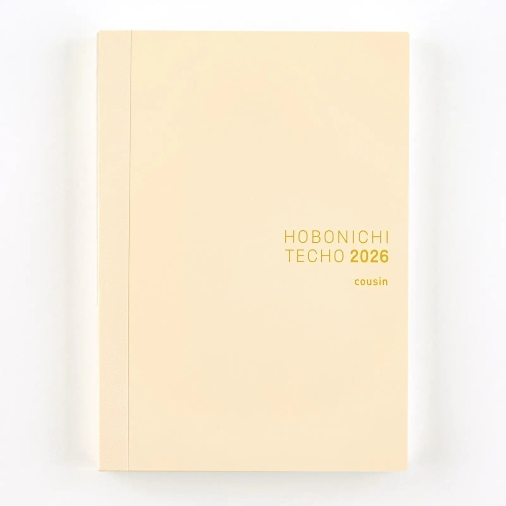 HOBO日手帳2026年本體(內頁) A5大本 Cousin (英文版 週一起始)❗️官網機器人紙鎮已贈完❗️-細節圖2