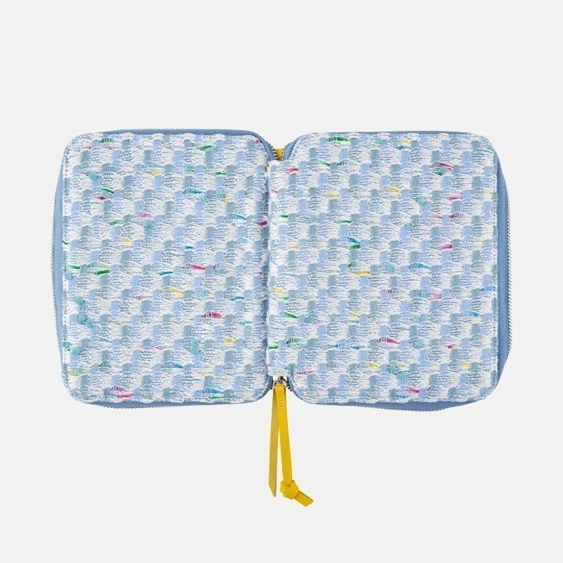 【預購】HOBO日手帳外皮 A6文庫本 LINTON Vacances 假期 書皮 書衣 拉鍊包 Hobonichi-細節圖5