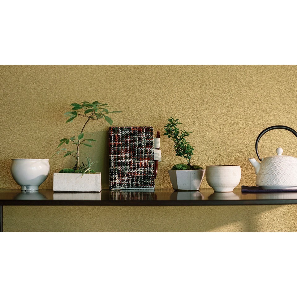 【現貨】HOBO日手帳外皮 A6文庫本 彩格子 岩手手工紡織 粗線呢 HOBONICHI 書皮 書衣-細節圖4