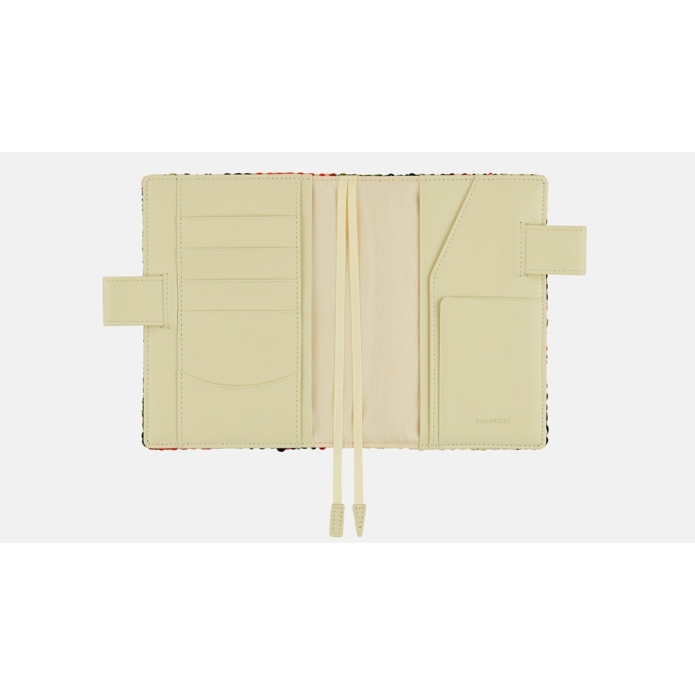 【現貨】HOBO日手帳外皮 A6文庫本 彩格子 岩手手工紡織 粗線呢 HOBONICHI 書皮 書衣-細節圖7