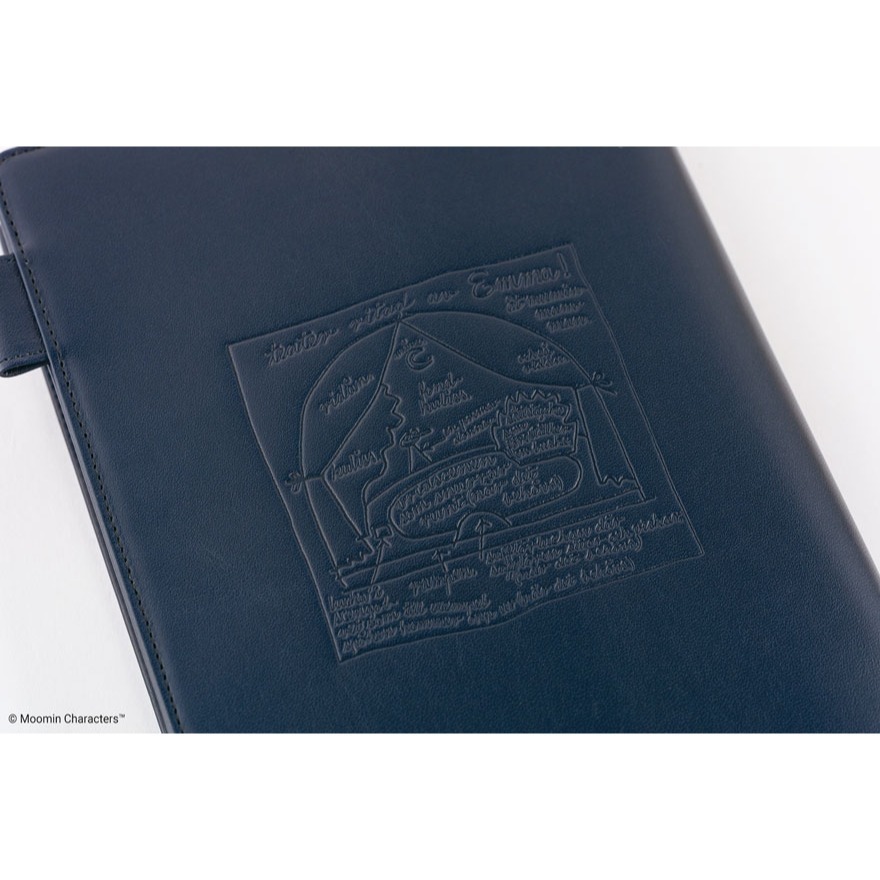 【預購】HOBO日 五年手帳專用書衣 A5大本 Moomin 回憶錄 牛皮書衣 思い出の記 嚕嚕米 姆明-細節圖9