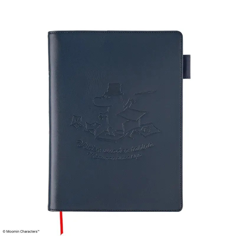 【預購】HOBO日 五年手帳專用書衣 A5大本 Moomin 回憶錄 牛皮書衣 思い出の記 嚕嚕米 姆明-規格圖11