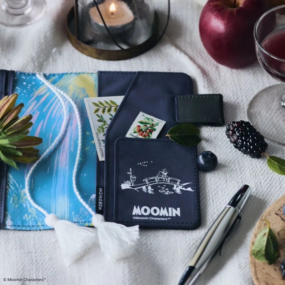 【現貨】HOBO日手帳外皮 A6文庫本 Moomin 盛大派對之夜 嚕嚕米 姆明 書皮書衣 Hobonichi-細節圖3