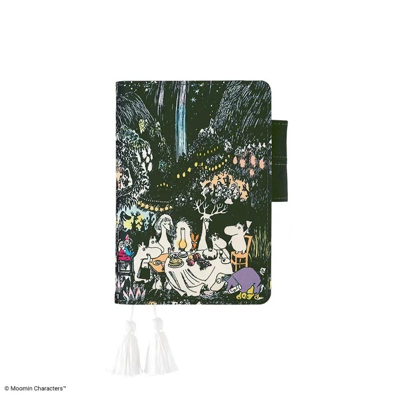 【現貨】HOBO日手帳外皮 A6文庫本 Moomin 盛大派對之夜 嚕嚕米 姆明 書皮書衣 Hobonichi-規格圖11