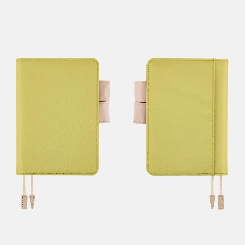 【預購】HOBO日手帳外皮 A6文庫本 橄欖園 Olive Grove 淺綠x亮米 (純色系列) 書皮書衣 HOBO手帳-細節圖5