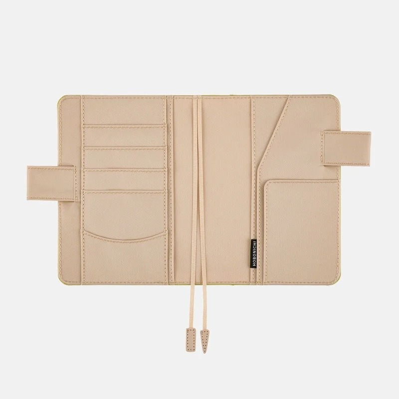 【預購】HOBO日手帳外皮 A6文庫本 橄欖園 Olive Grove 淺綠x亮米 (純色系列) 書皮書衣 HOBO手帳-細節圖7