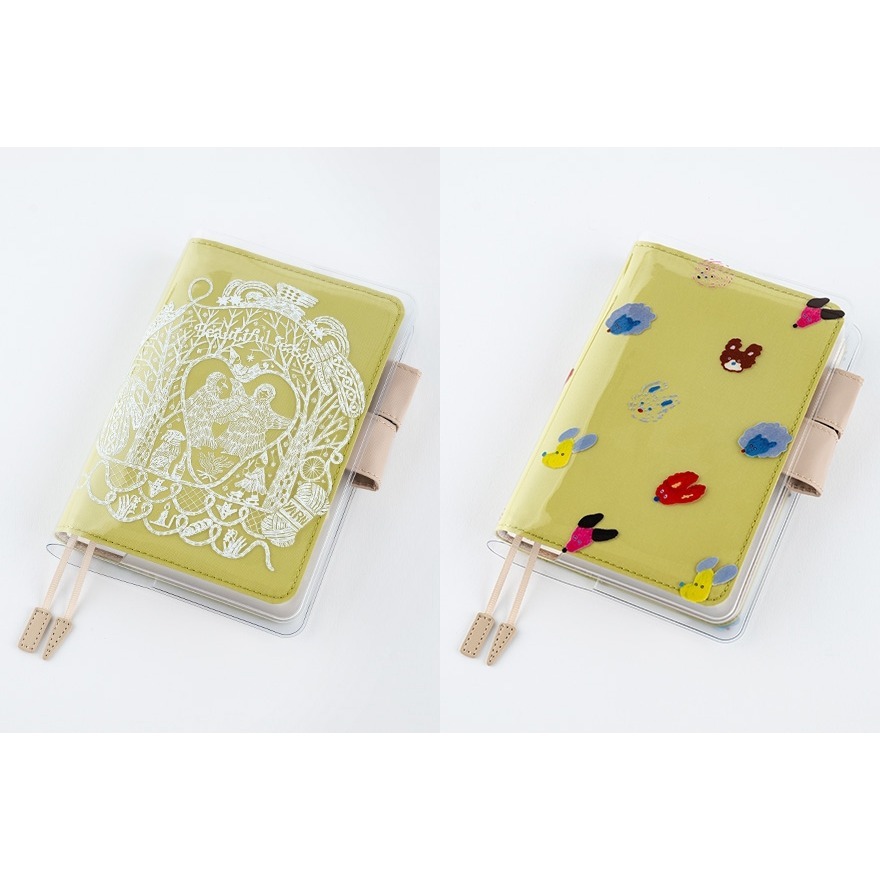 【預購】HOBO日手帳外皮 A6文庫本 橄欖園 Olive Grove 淺綠x亮米 (純色系列) 書皮書衣 HOBO手帳-細節圖11