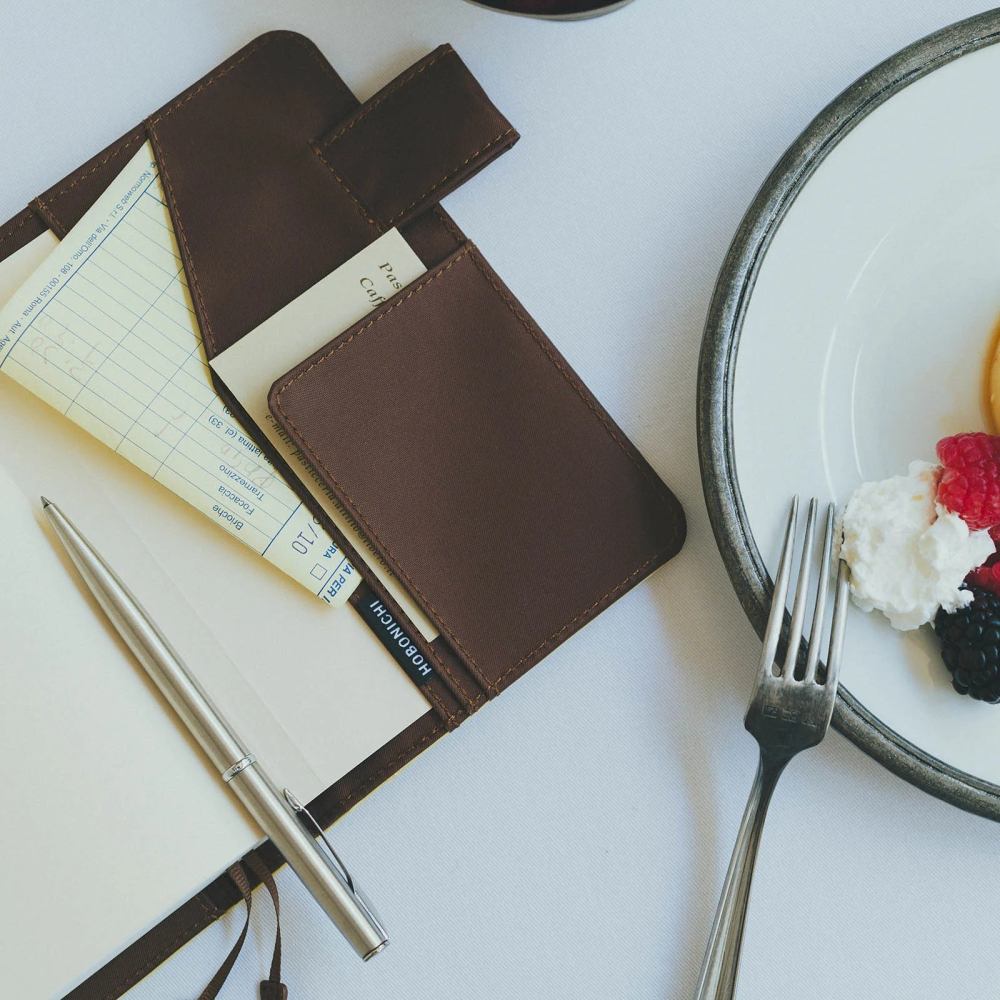 【預購】HOBO日手帳外皮 A6文庫本 焦糖布丁 Caramel Pudding 純色系列 書皮書衣 HOBO手帳-細節圖3