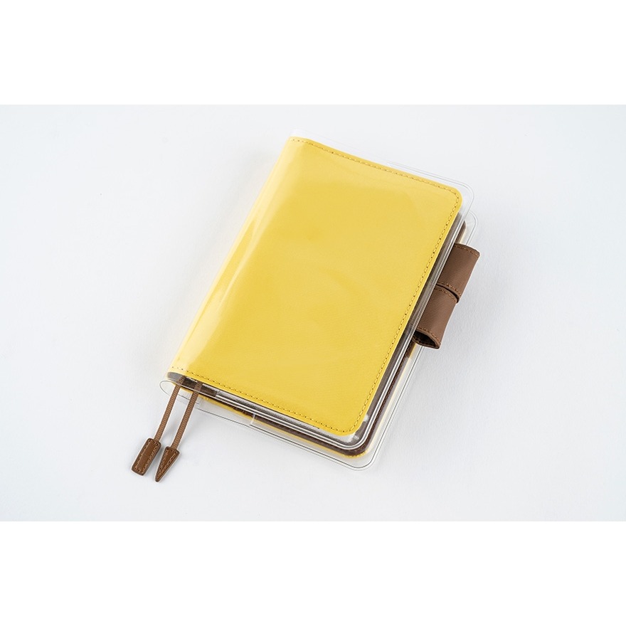 【預購】HOBO日手帳外皮 A6文庫本 焦糖布丁 Caramel Pudding 純色系列 書皮書衣 HOBO手帳-細節圖10