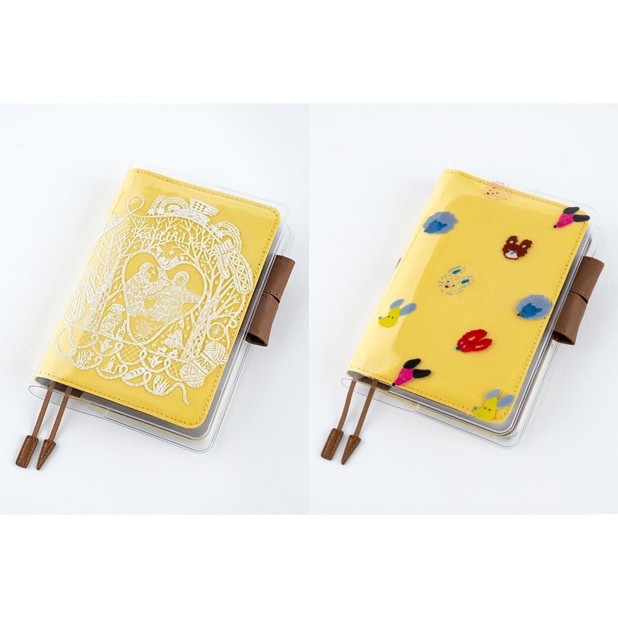 【預購】HOBO日手帳外皮 A6文庫本 焦糖布丁 Caramel Pudding 純色系列 書皮書衣 HOBO手帳-細節圖11