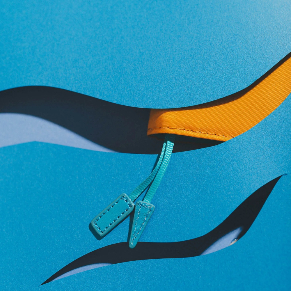 【預購】HOBO日手帳外皮 A6文庫本 夏日海灘 Sunny Beach 豔陽橘x海藍 純色系列 書皮書衣 HOBO手帳-細節圖5