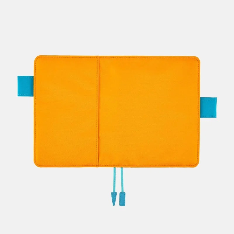 【預購】HOBO日手帳外皮 A6文庫本 夏日海灘 Sunny Beach 豔陽橘x海藍 純色系列 書皮書衣 HOBO手帳-細節圖7
