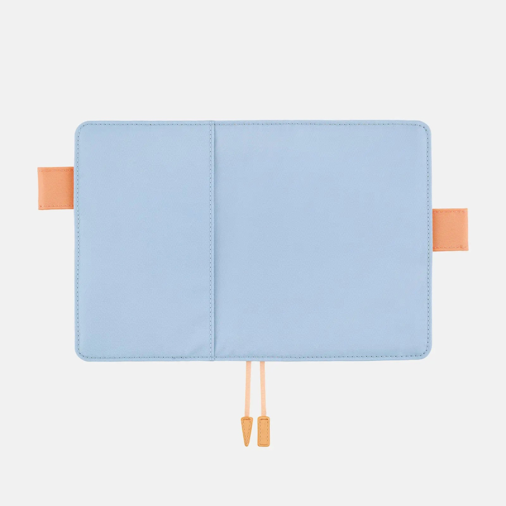 【預購】HOBO日手帳外皮 A6文庫本 Powder Blue Shell 淡藍x貝殼粉 純色系列 書皮書衣-細節圖7