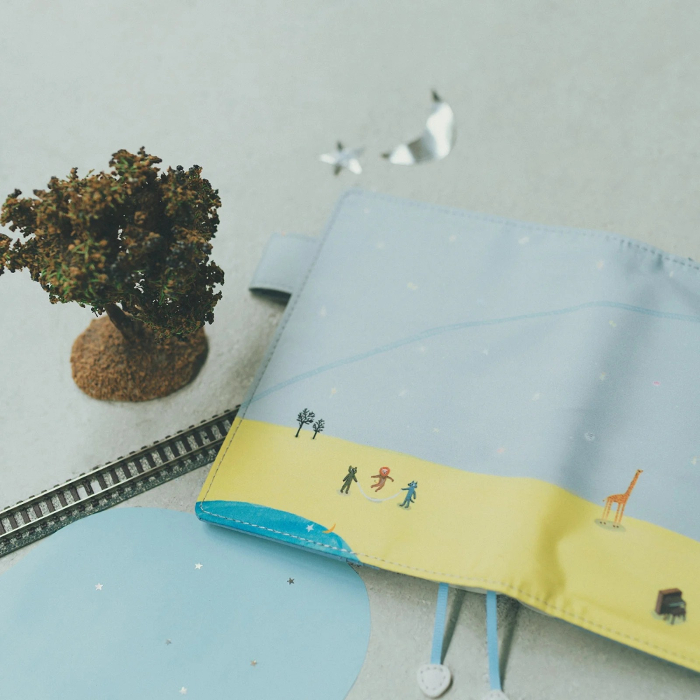 【預購】HOBO日手帳外皮 A6文庫本 久保田寛子 貝殼星星 閃爍貝殼 貝の星 書皮 書衣 Hobonichi-細節圖4