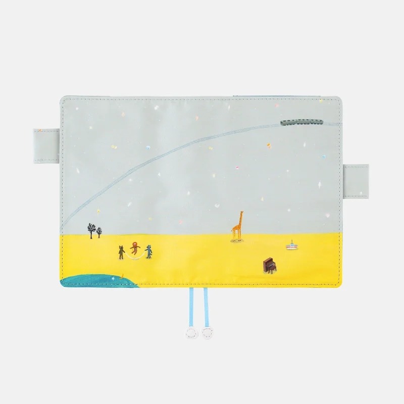 【預購】HOBO日手帳外皮 A6文庫本 久保田寛子 貝殼星星 閃爍貝殼 貝の星 書皮 書衣 Hobonichi-細節圖6