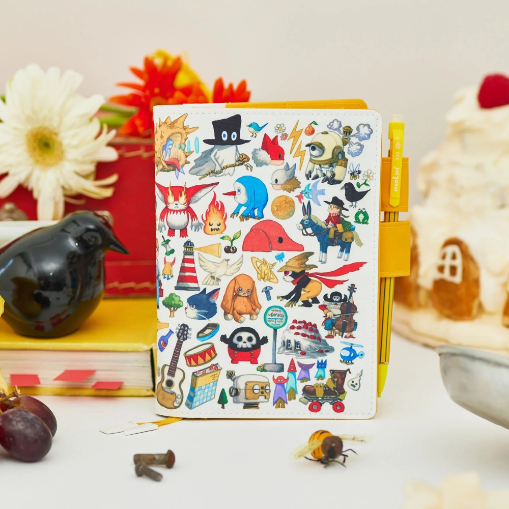 【現貨】HOBO日手帳外皮 A6文庫本 草野正宗×junaida 秘密陌生人 書皮 書衣 HOBO手帳-細節圖2