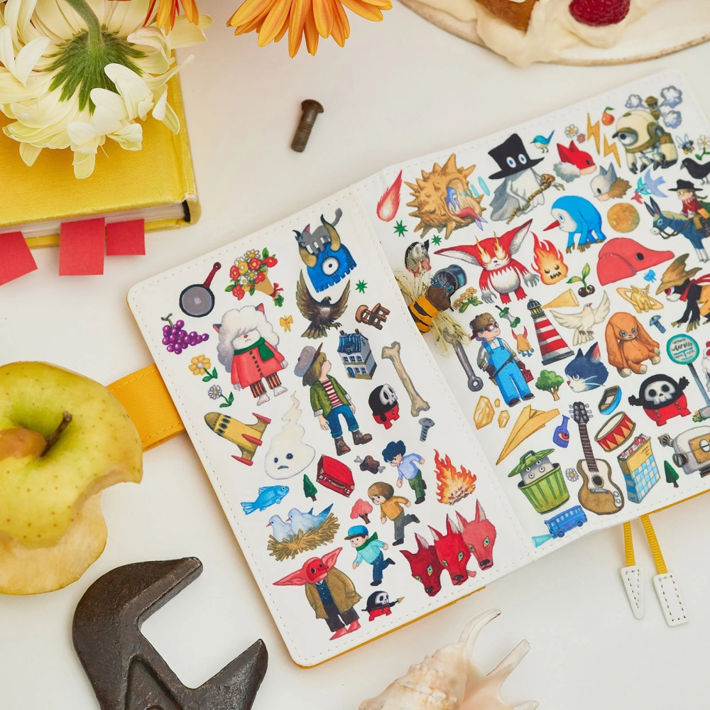 【現貨】HOBO日手帳外皮 A6文庫本 草野正宗×junaida 秘密陌生人 書皮 書衣 HOBO手帳-細節圖5