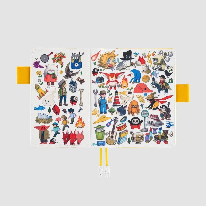 【現貨】HOBO日手帳外皮 A6文庫本 草野正宗×junaida 秘密陌生人 書皮 書衣 HOBO手帳-細節圖7