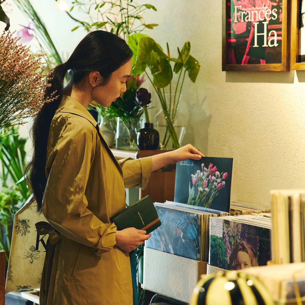 【預購】HOBO日手帳外皮 A6文庫本 ONLY IS NOT LONELY 常春藤綠 書皮書衣 Hobonichi-細節圖3