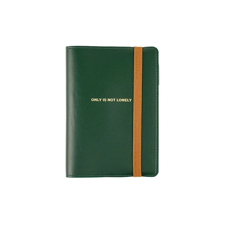 【預購】HOBO日手帳外皮 A6文庫本 ONLY IS NOT LONELY 常春藤綠 書皮書衣 Hobonichi-規格圖11