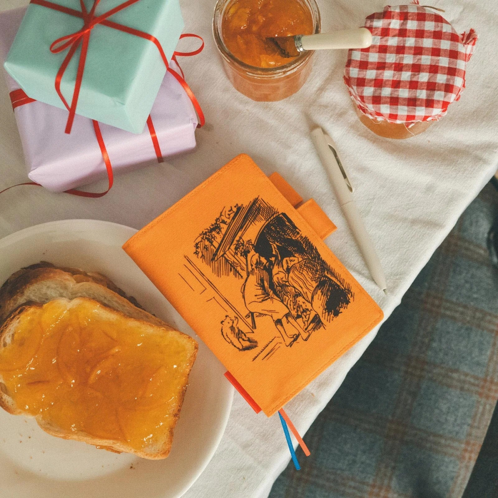 【預購】HOBO日手帳外皮 A6文庫本 柏靈頓熊 禮物 HOBO手帳書皮 書衣 Hobonichi-細節圖2