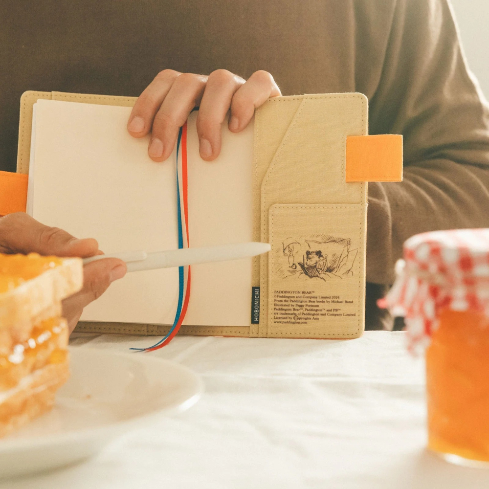 【預購】HOBO日手帳外皮 A6文庫本 柏靈頓熊 禮物 HOBO手帳書皮 書衣 Hobonichi-細節圖5