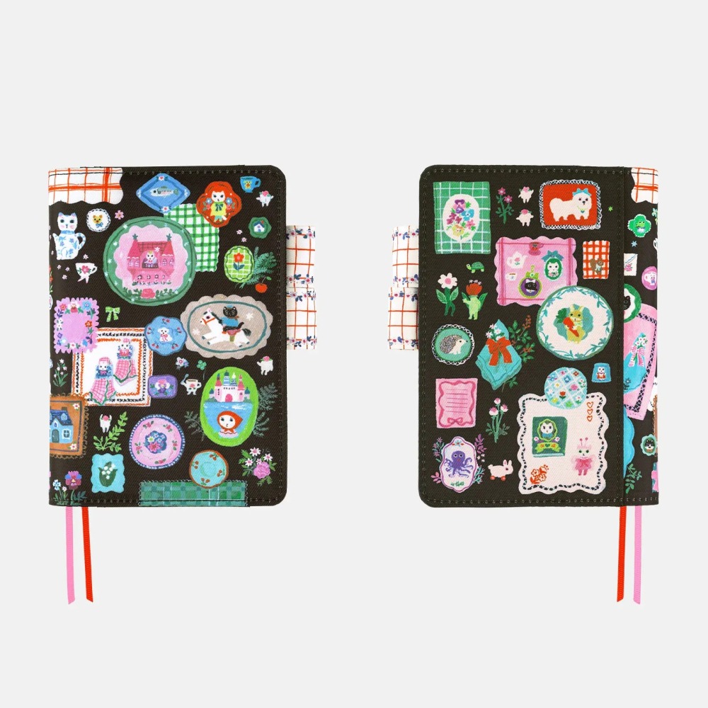 【現貨】HOBO日手帳外皮 A6文庫本 北岸由美 白貓的餐桌裝飾 書皮書衣 Hobonichi HOBO手帳-細節圖6