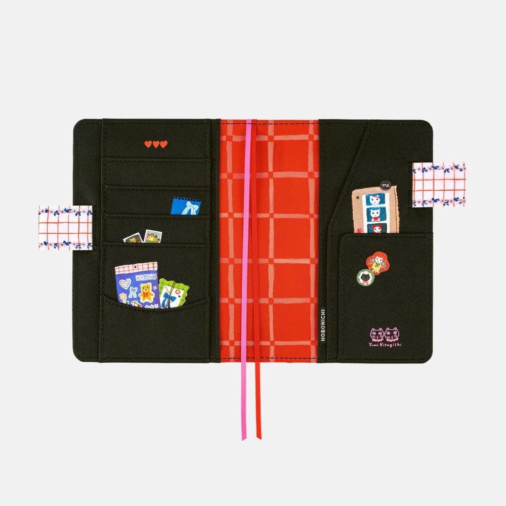 【現貨】HOBO日手帳外皮 A6文庫本 北岸由美 白貓的餐桌裝飾 書皮書衣 Hobonichi HOBO手帳-細節圖8