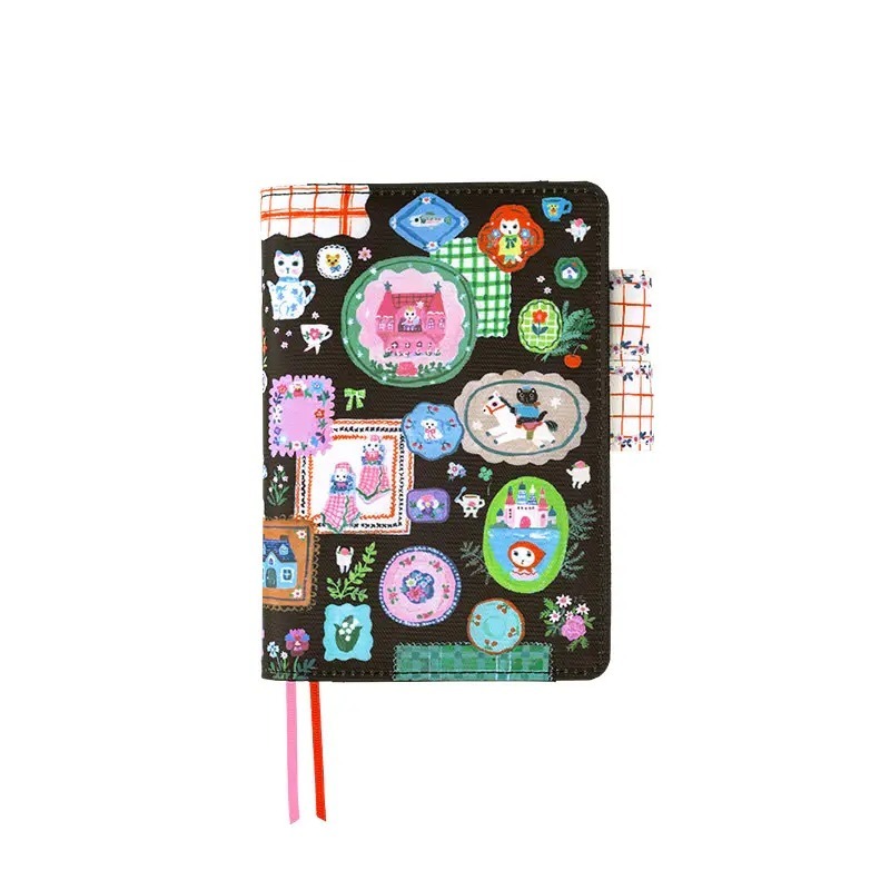 【現貨】HOBO日手帳外皮 A6文庫本 北岸由美 白貓的餐桌裝飾 書皮書衣 Hobonichi HOBO手帳-規格圖11