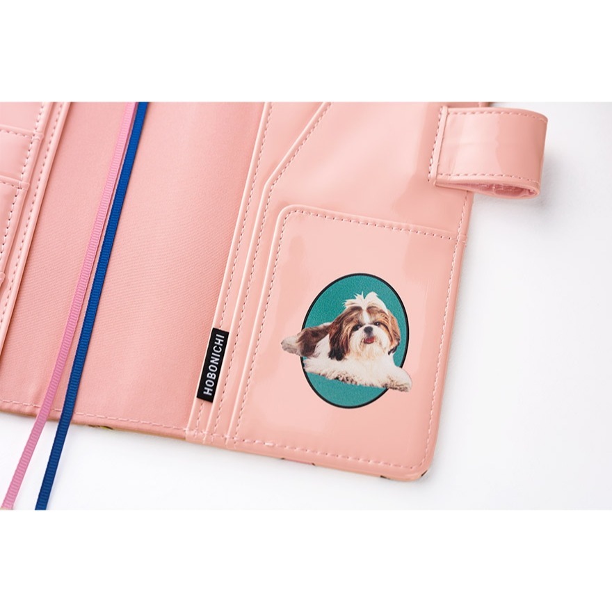 【預購】HOBO日手帳外皮 A6文庫本 Candy Stripper DOG&CAT RANDOM（pink）書皮 書衣-細節圖10