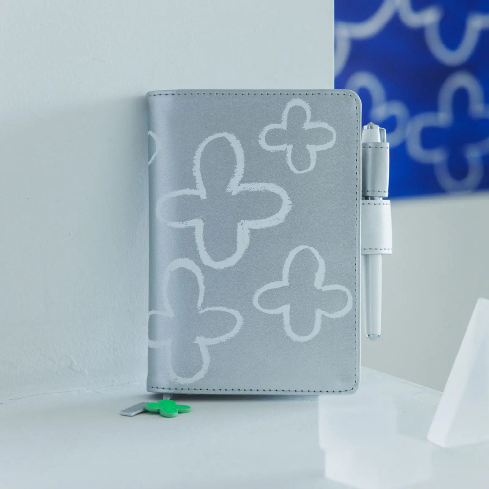 【預購】HOBO日手帳外皮 A6文庫本 松林誠 銀の花 銀花 HOBO手帳 書皮 書衣 Hobonichi-細節圖2