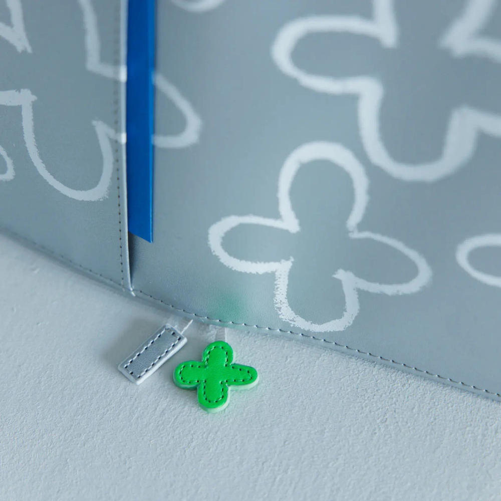 【預購】HOBO日手帳外皮 A6文庫本 松林誠 銀の花 銀花 HOBO手帳 書皮 書衣 Hobonichi-細節圖4