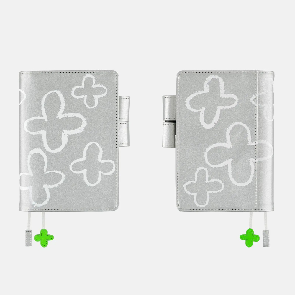 【預購】HOBO日手帳外皮 A6文庫本 松林誠 銀の花 銀花 HOBO手帳 書皮 書衣 Hobonichi-細節圖5