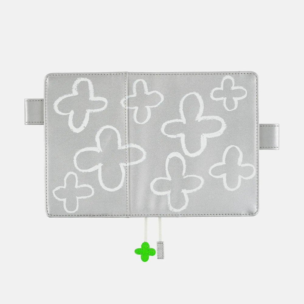 【預購】HOBO日手帳外皮 A6文庫本 松林誠 銀の花 銀花 HOBO手帳 書皮 書衣 Hobonichi-細節圖6