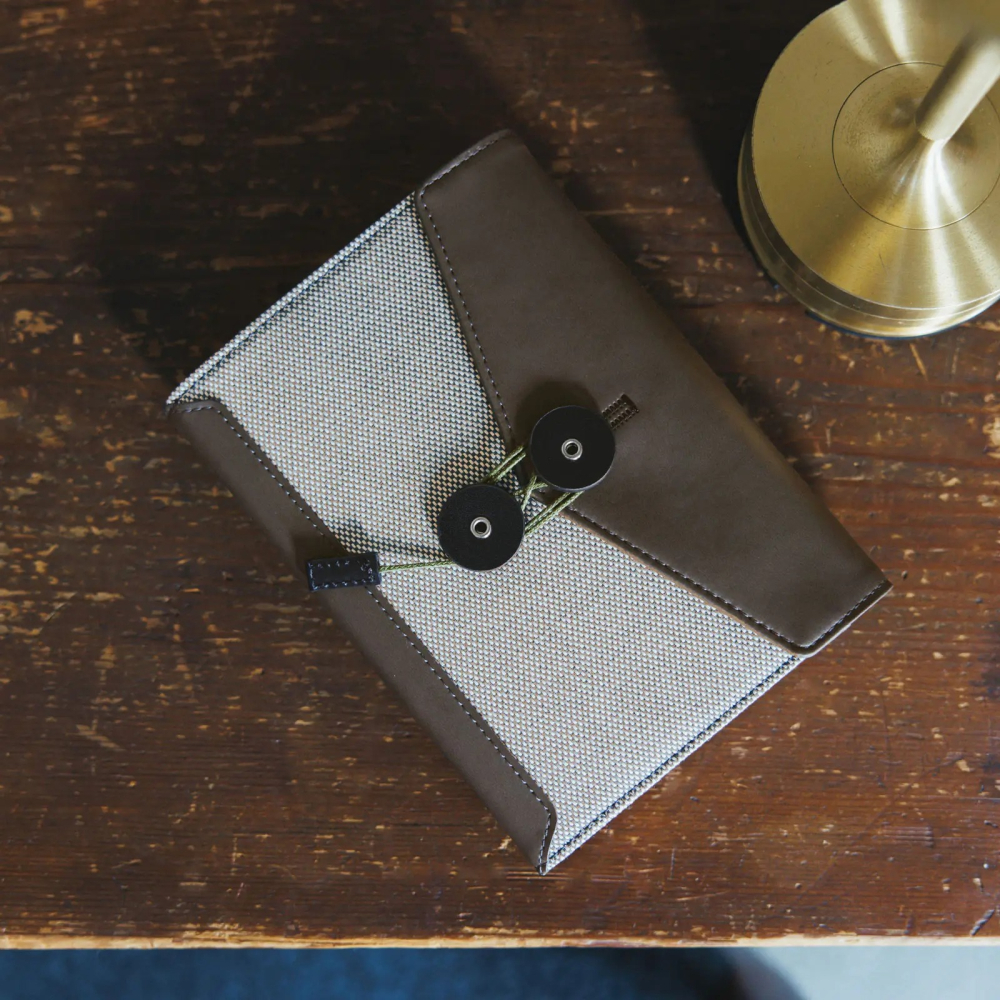 【預購】HOBO日手帳外皮 A6文庫本 LETTER 信封繩扣式書衣 HOBO手帳書皮 Hobonichi-細節圖2