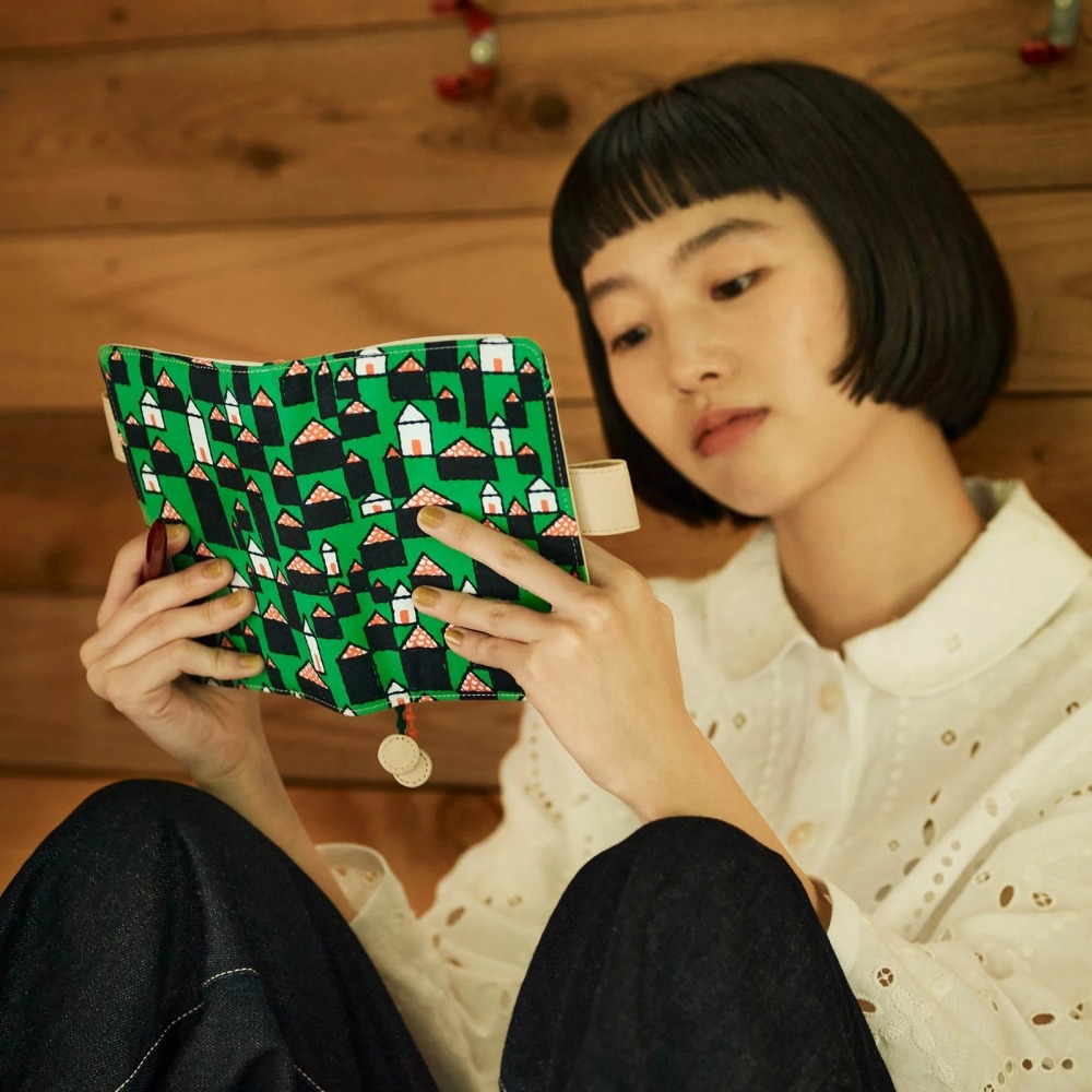 【預購】HOBO日手帳外皮 A6文庫本 hütte 森林小屋 皆川明 minä perhonen 書皮書衣 HOBO手帳-細節圖3