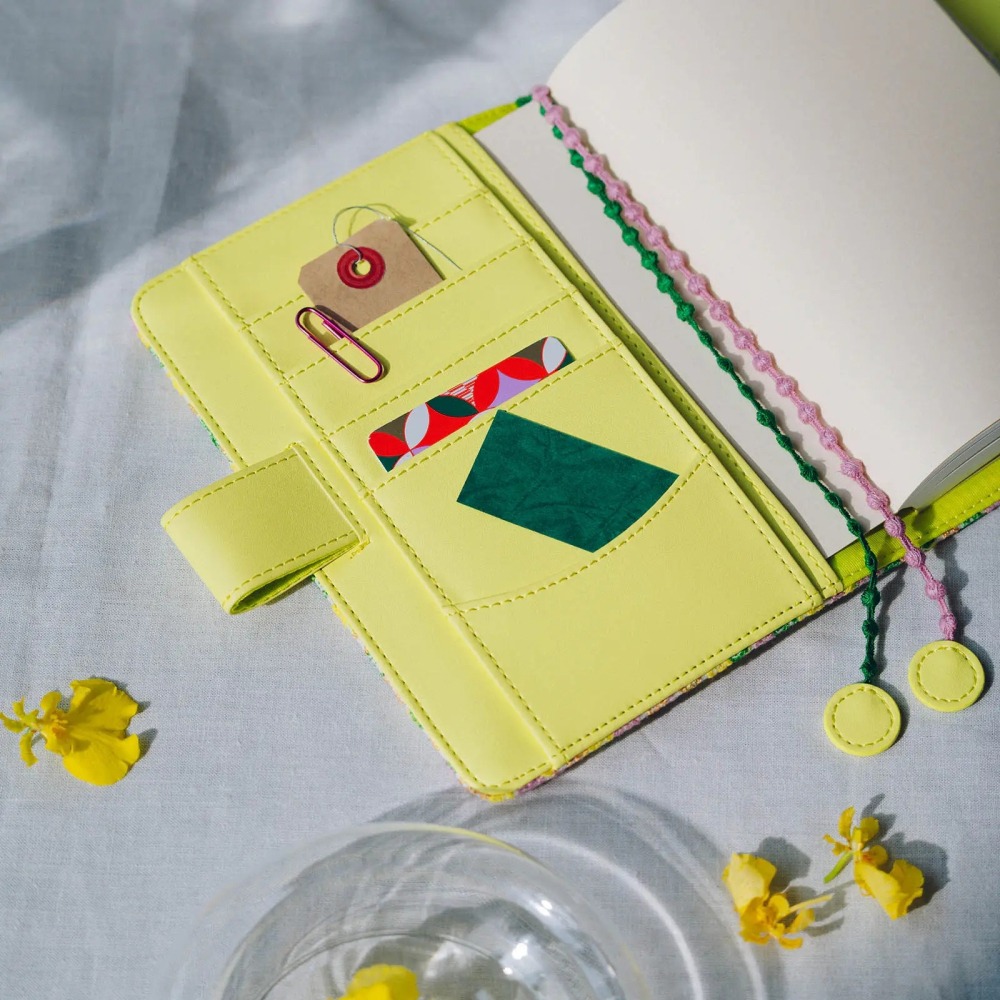 【預購】HOBO日手帳外皮 A6文庫本 skyful (yellow)皆川明 minä perhonen HOBO書衣-細節圖3
