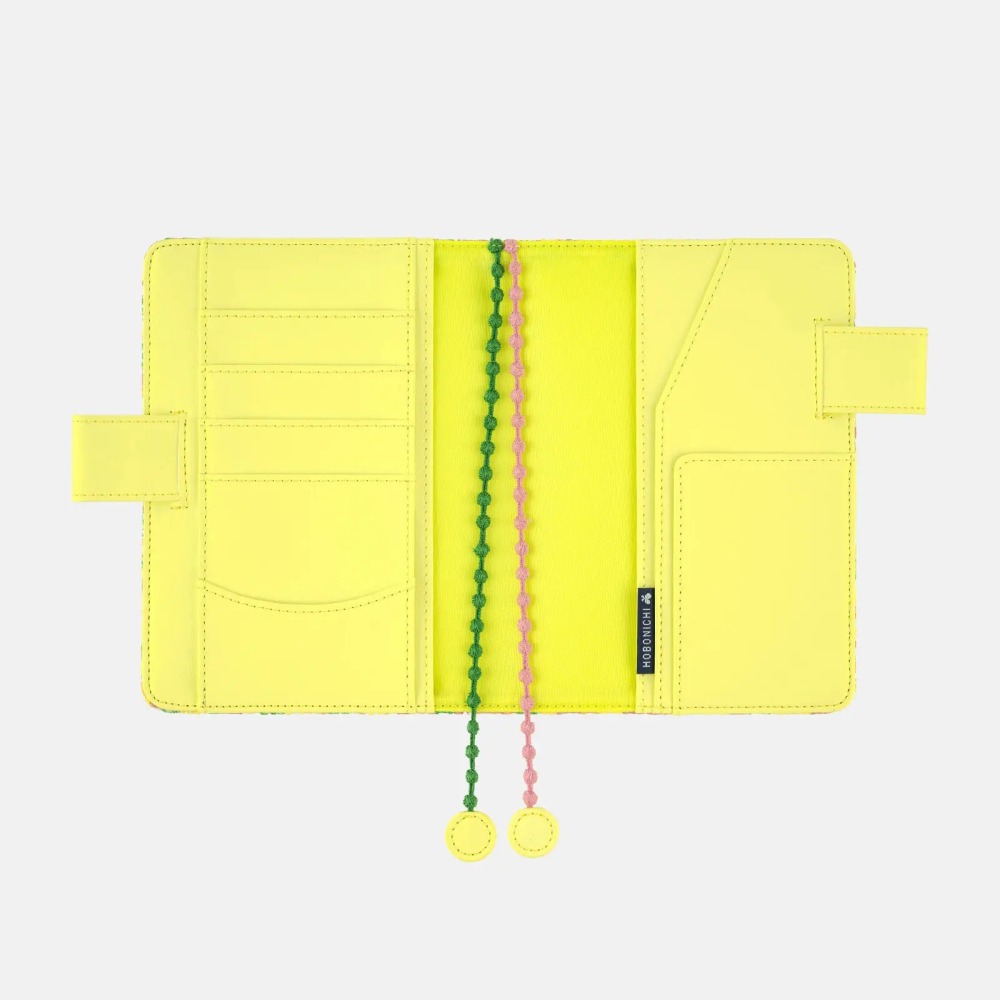 【預購】HOBO日手帳外皮 A6文庫本 skyful (yellow)皆川明 minä perhonen HOBO書衣-細節圖8