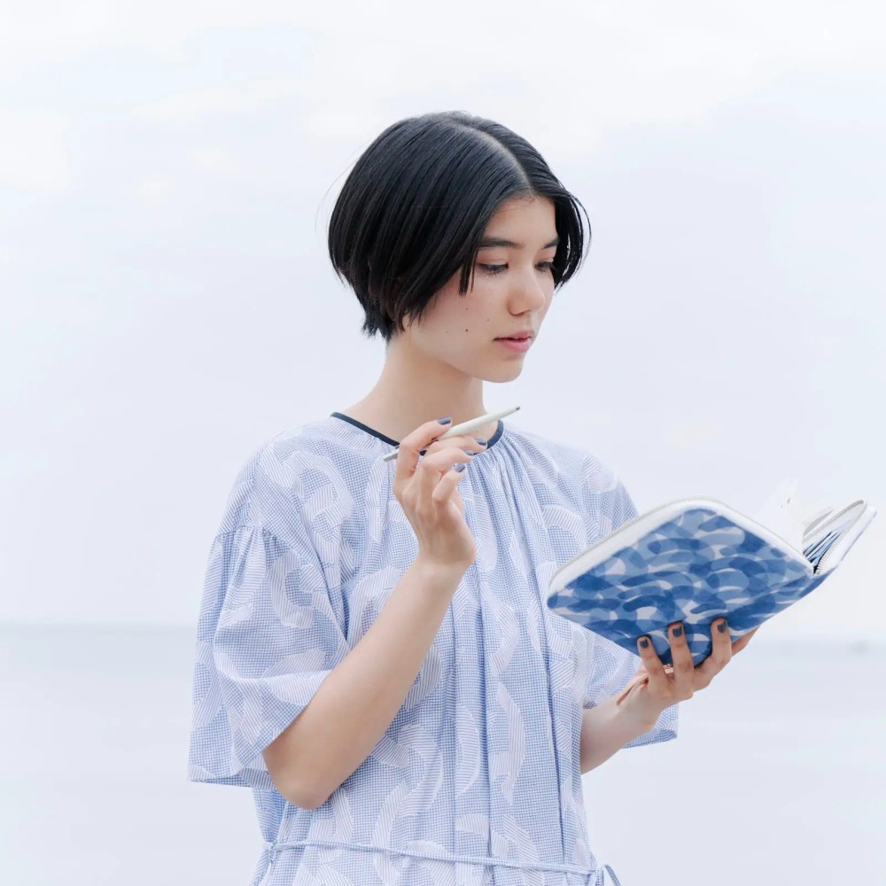 【預購】HOBO日手帳外皮 A6文庫本 aalto 拉鍊包 皆川明 minä perhonen HOBO手帳書皮書衣-細節圖3