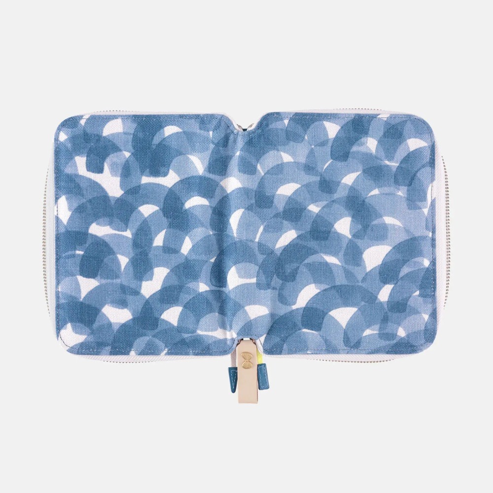 【預購】HOBO日手帳外皮 A6文庫本 aalto 拉鍊包 皆川明 minä perhonen HOBO手帳書皮書衣-細節圖7