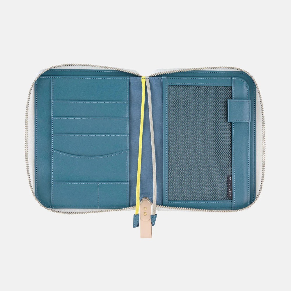 【預購】HOBO日手帳外皮 A6文庫本 aalto 拉鍊包 皆川明 minä perhonen HOBO手帳書皮書衣-細節圖8