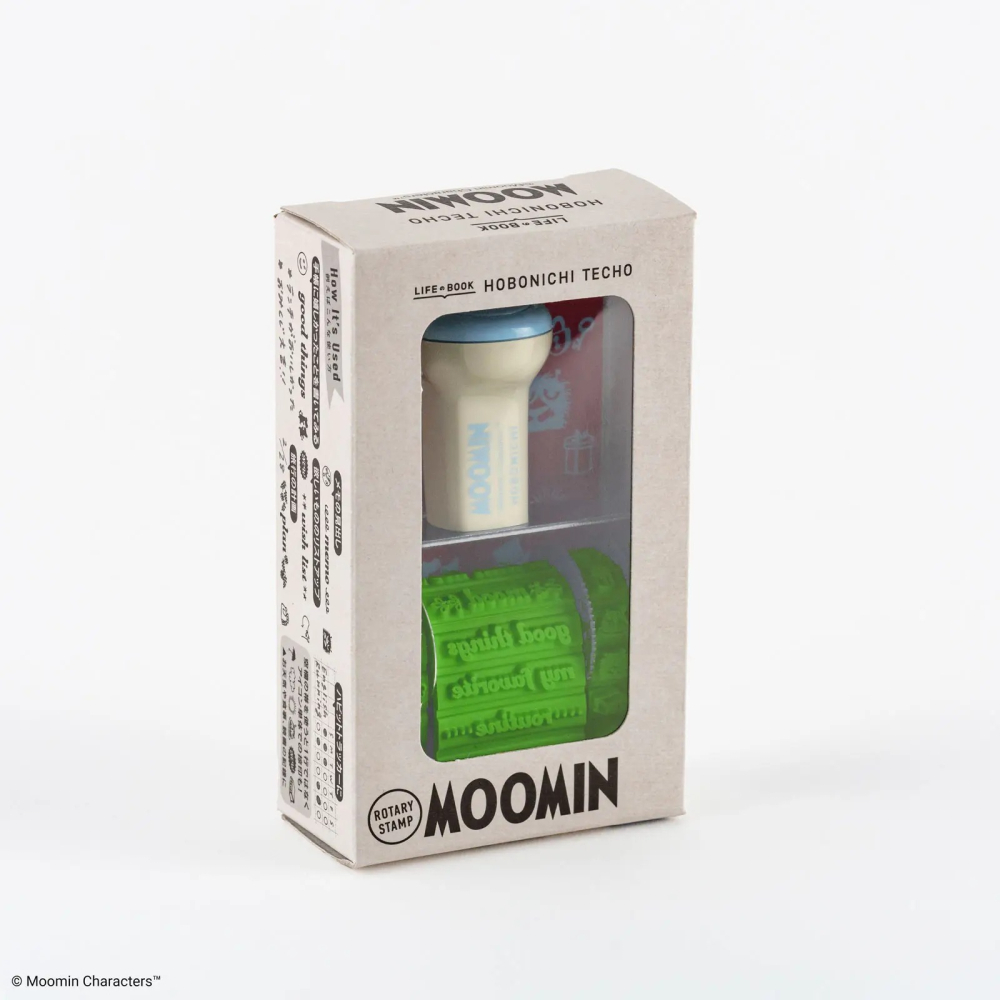 【預購】HOBO日手帳週邊  MOOMIN 手帳用 旋轉印章 姆明 嚕嚕米 HOBONICHI-細節圖8
