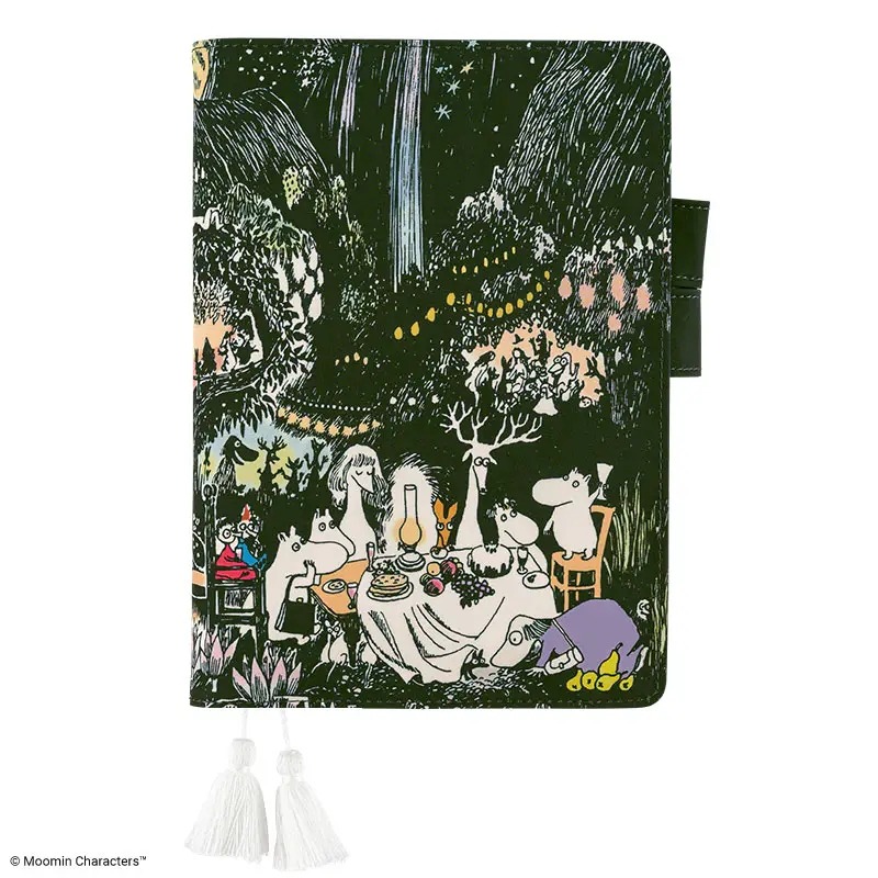 【預購】HOBO日手帳外皮 A5大本 Moomin 盛大派對之夜 嚕嚕米 姆明 HOBO手帳書皮書衣 HOBONICHI-規格圖11