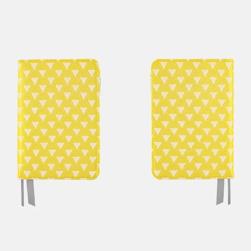 【預購】HOBO日手帳外皮 A6文庫本 yuge fabric farm 魚鱗紋 金襴錦織 書皮書衣 Hobonichi-細節圖6