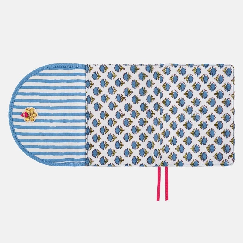 【預購】HOBO日手帳外皮 A6文庫本 phoolon 小花 三折式書衣 HOBO手帳書皮 Hobonichi-細節圖7