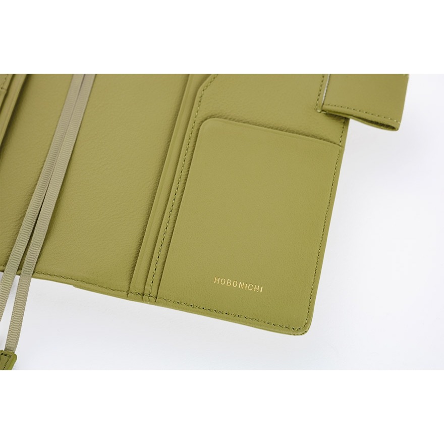 【預購】HOBO日手帳外皮 A6文庫本 Sage Green 牛革書皮 牛皮書衣 HOBO手帳 Hobonichi-細節圖10