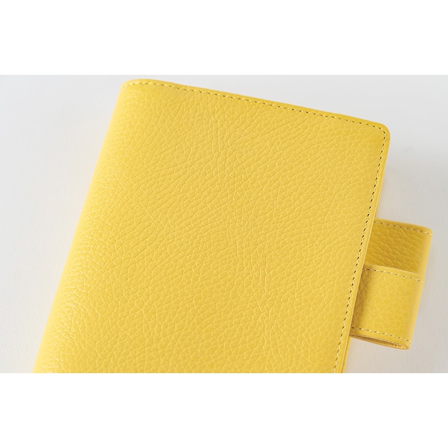 【預購】HOBO日手帳外皮 A6文庫本 Brilliant Yellow 亮黃 牛革書皮 牛皮書衣 Hobonichi-細節圖10