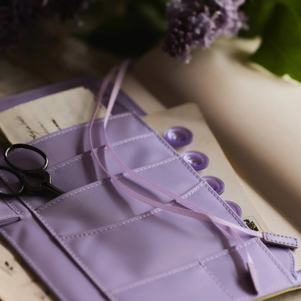 【現貨】HOBO日手帳外皮 A5大本 Honey Lilac 蜂蜜黃 x 淡紫 純色系列 書皮 書衣 Hobonichi-細節圖5