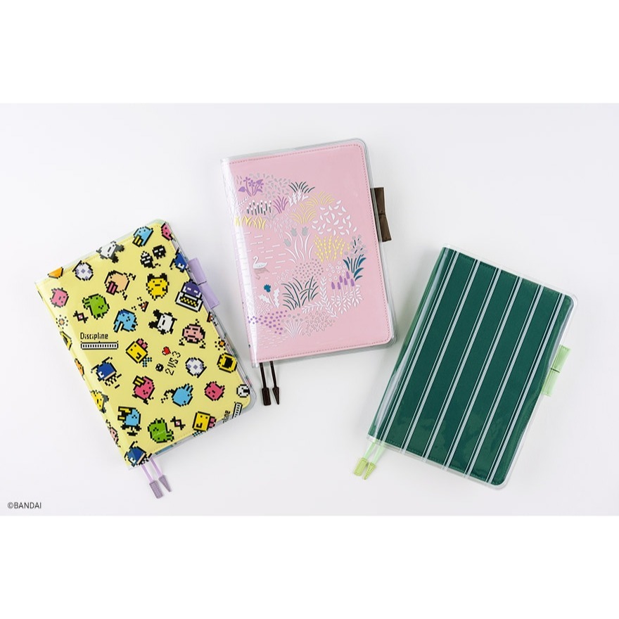 【現貨】HOBO日手帳外皮 A5大本 Sweet Cacao 淡粉 x 深棕 純色系列 書皮 書衣 Hobonichi-細節圖11