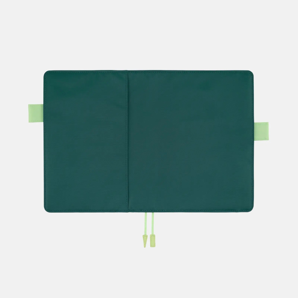 【預購】HOBO日手帳外皮 A5大本 Ivy Forest 墨綠 x 新芽綠 純色系列 HOBO手帳書皮書衣-細節圖7